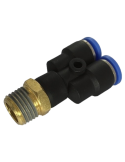 RACCORD DE SERVITUDE Y  MÂLE Diamètre : 6  mm 1/8"