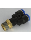 RACCORD DE SERVITUDE Y  MÂLE Diamètre : 6  mm 1/4"