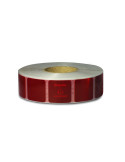 BANDE PRISMATIQUE ROUGE ROULEAU 50 mm x 46 mètres BANDE PRISMATIQUE JAUNE ROULEAU 50 mm x  46  mètres    pour bache