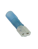 COSSE FEMELLE 6,35MM THERMORETRACTABLE BLEU