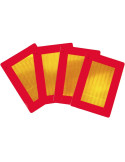 JEU DE 4 PLAQUES ARRIÈRES POUR CAMION PORTEUR EN ALU 283 X 140 MM