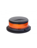 GYROPHARE LED ORANGE MAGNETIQUE AVEC CORDON 10 A 30 V ( avec inter et cycle de clignotement  )