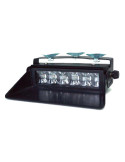 Feu bleu BX61 6 LED classe 1 homologué R65, OACI et CEM ECE R10 avec fixation par ventouse + allume cigare