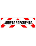 PANNEAU ARRET FREQUENT  500 X 150 MM ADHESIF