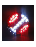FEU ARRIERE GAUCHE ET DROIT  12/24V - 32 LED ( diametre 122 mm )