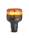 GYROPHARE ORANGE A TIGE A LED 12 / 24 V HOMOLOGUE R65