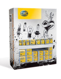 Présentoir 210 ampoules 12V   HELLA  ( boite de 10 ampoules)