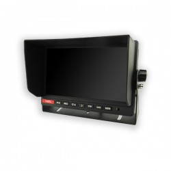 Ecran Moniteur CCTV LCD TFT 7" (2 entrées caméra) - 12/24V