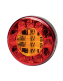 FEU ROND LED 3 FONCTIONS  DIAMETRE 122 MM 3 POSITIONS HELLA ( 2SD 357-027-001)