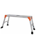 Plateforme de Travail en Aluminium 132x57x48 cm avec Stabilisateurs - Sécurité et Stabilité