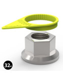 Indicateur de Desserrage de Roue Checkpoint Jaune Ø 24 mm