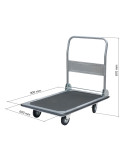 Chariot Pliant 250 kg - Robuste et Pratique pour Transport Facile