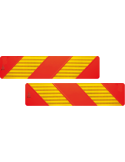 Plaques Alu de Signalisation Arrière pour Porteur – Jeu de 2 Pièces