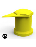 Indicateur de desserrage de roue jaune avec enjoliveur 27 mm - PG Distribution