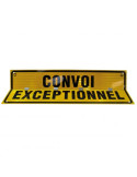 Panneau Alu Convoi Exceptionnel Pliable – Texte 2 Lignes Haute Visibilité