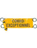 Bâche Convoi Exceptionnel Classe 1 avec Sandows - 1200 x 400 mm
