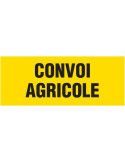 PANNEAU ALU CONVOI AGRICOLE CLASSE 2 (TEXTE 2 LIGNE) 1200 X 400 X 2 MM