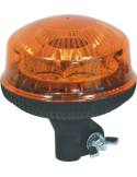 Gyrophare LED Rotatif à Tige Flexible - Cabochon Transparent Haute Visibilité