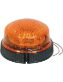 Gyrophare LED rotatif à fixer 12/24V