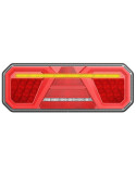 FEU ARRIERE DROIT 12/24 V 88  LED ( avec cable  ) EFFET LED NEON  CLIGNOTANT DYNAMIQUE