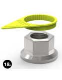 Indicateur de Desserage de Roue Checkpoint Jaune 18 mm – Sécurité Véhicules
