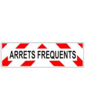 Panneau Arrêt Fréquent en Aluminium 500x150 mm - Signalisation