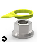 Indicateur de desserrage Checkpoint 24mm - Jaune