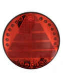 Feu Rond Extra Plat LED 12/24V Multifonctions IP67 - 21 LED