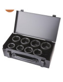 Coffret Douilles Choc 6 Pans 26-38mm - Outils de Serrage Résistants