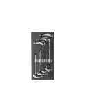 INSERT CLES EN T TORX T10-T40 (7 PCS)