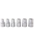 DOUILLES TORX PLUS EP10 A EP20 L.37mm 1/2" (6 PCS)