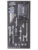 INSERT CLIQUET 1/4" (59 PCS)