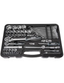 Coffret d'Outils 52 Pièces - Clés 1/4 et 1/2 Pouce