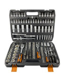 Coffret d’Outils 1/4, 3/8 et 1/2 - Ensemble Complet pour Bricoleurs