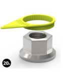 Indicateur de Desserrage de Roue Checkpoint Jaune Ø20 mm | PG Distribution