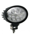 Phare LED Ovale 24W IP67 - Éclairage Puissant 9-32V