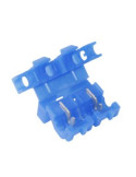 PORTE FUSIBLE BLEU AUTODENUDANT POUR FUSIBLES STANDARD