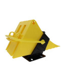 Cale de roue pour poids lourds avec support - Longueur 560 mm