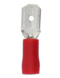Cosse mâle 6.35mm bleue – Connecteur électrique isolé