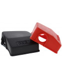 Cache Cosses Batterie Rouge - Protection Sécurisée pour Bornes Batterie
