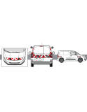 KIT BALISAGE PEUGEOT PARTNER tout modèle classe 1 ou classe 2