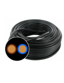 Câble Multiconducteur Noir 2x0.75mm² - Bobine 25m | PG Distribution