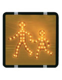 Pictogramme lumineux Transport d'enfants LED 400x400 12/24V à coller