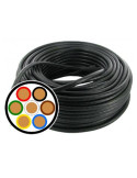 Câble Multiconducteur Noir 7x1mm² - Bobine 25m | PG Distribution