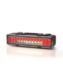 Feu Arrière Rond LED 122 mm - Recul et Brouillard 10-30V