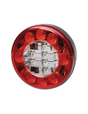 FEU ROND LED 10V A 30 V  DIAMETRE 122 MM ANTIBROUILLARD ET RECUL