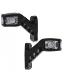 FEU DE GABARIT LED  COTE GAUCHE ORANGE ROUGE ET BLANC 12 ET 24 V