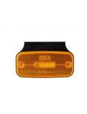 Feu de Gabarit à Plaquer Orange 4 LED 24V - Éclairage Latéral Haute Visibilité