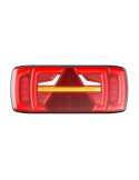 Feu arrière gauche 7 fonctions LED avec clignotant dynamique 12/24V – 316x130x47 mm