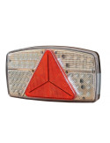 Feu arrière gauche LED 12/24V avec triangle – Éclairage pour véhicule